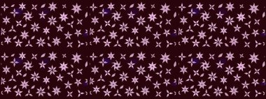 Raster illüstrasyonu. Küçük çaplı çiçeklerdeki basit şirin desenler. Tekstil veya kitap kapakları, imalat, duvar kağıtları, baskı, hediye paketi ve yapıştırma kitabı için çiçek eskiz geçmişi.