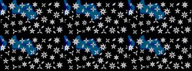 Çizim çiçek deseni duvar kağıdı, web sitesi arka planı, ambalaj kağıdı, davetiye, broşür, afiş veya web sitesi için kullanılabilir. El çizimi Raster çizimi. Parlak elementlerin.