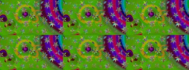 Güzel kumaş deseni. Güzel karalamalı çiçek desenli çizim. Raster illüstrasyonu. Küçük çiçekte sevimli çiçek deseni var..