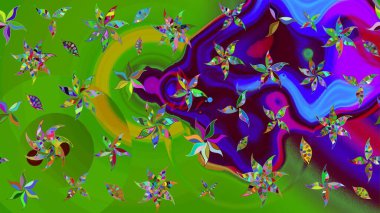 Tekstil veya kitap kapakları, imalat, duvar kağıtları, baskı, hediye paketi ve yapıştırma kitabı için çiçek eskizi geçmişi. Raster illüstrasyonu. Küçük ölçekli çiçeklerdeki basit sevimli desen.