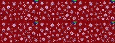 Raster illüstrasyonu. El çizimi. Çiçekli, yapraklı, çiçek desenli çizim..