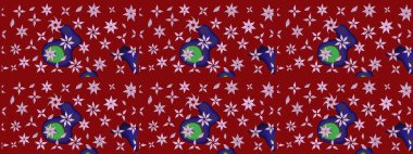 Çizim raster deseni. Güzel kumaş deseni. Çiçek arka planı.