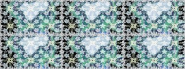 Raster illüstrasyonunda kusursuz çiçek deseni. Tarafsız renklerde çiçekler. Düz Çiçek Elementleri Tasarımı. Renkli Bahar Teması Kusursuz Arkaplan.