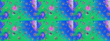 Kumaş desenli papatya çiçeği detayı. Mavi renkte çiçekler.