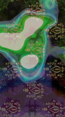 Parlak çiçekli kolaj çiçekleri gridir. Çiçekli zambakların eskiz geçmişi. Çiçek tasarımı için inanılmaz kolaj cennet tarzı..