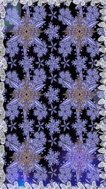 Soyut etnik raster kusursuz desen. Vadinin çiçekleri siyah renklerde. Çiçekler..