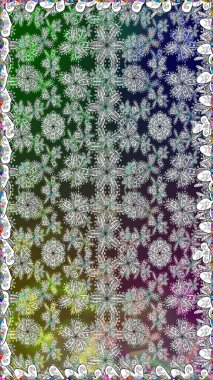 Millefleur 'lar. Tekstil, kumaş, kapaklar, duvar kağıtları, baskı, naylon, yapıştırma, örgü, dekupaj için çiçeksiz arkaplan. Oldukça eski bir besin torbası deseni, küçük, çiçekler.