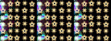 Güzel soyut kar tanesi raster tasarımı. Yeni yıl kar tanesi. Düz kar karalama ikonları, kar taneleri silueti siyah, kahverengi ve sarı renklerde Noel afişi, kartlar.