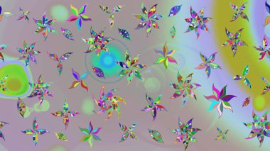 Güzel suluboya çiçekler, parlak boyalı inspineutral çiçek desenli eskiz arka planı. Raster..