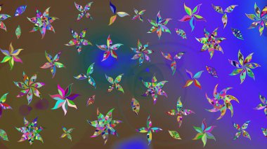 Güzel suluboya yaz çiçekleri deseni..