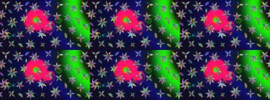 Güzel kumaş deseni. Güzel eskiz şekli. Düz Çiçek Elementleri Tasarımı. Raster çiçekli arka plan. Renkli Yaz Temalı eskiz kalıbı. Yazdır.