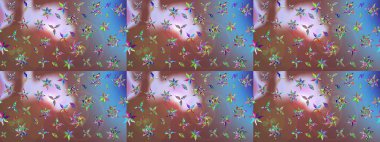 Kahverengi renklerde. Anti-stres için soyut örnek sayfası. Raster illüstrasyonu.