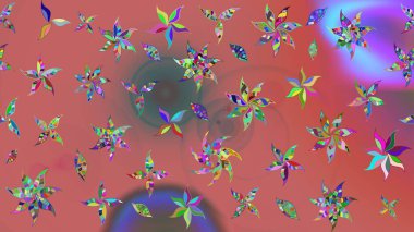 Güzel suluboya yaz çiçekleri deseni..