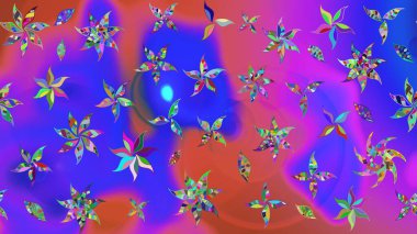 Simple cute pattern in small-scale flowers. Raster illustration. Floral sketch background for textile or book covers, manufacturing, wallpapers, print, gift wrap and scrapbooking.