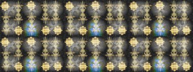 Kış konsepti Raster illüstrasyonu. Düz yatıyordu. Kışın kar tanelerinden oluşan gri, bej ve kahverengi renkler.