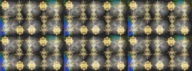 Raster resim. Kış. Kış sembolü. Renkli arka plan üzerinde izole suluboya kar taneleri.