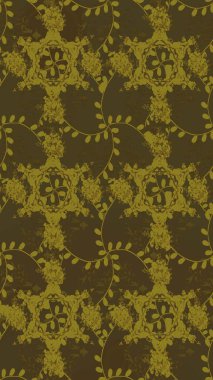 Zentangle soyut çiçekleri. Raster illüstrasyonu. Renkli Bahar Temalı Kusursuz Arkaplan. Karalama çiçeği. Güzel kumaş deseni. Düz Çiçek Elementleri Tasarımı.