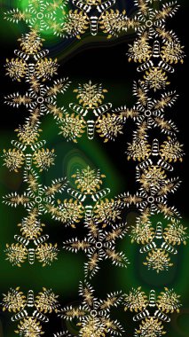 Raster. Siyah renkte güzel çiçekler, suluboya desenli eskiz deseni, duvar kağıdı, kart veya kumaş için fayanslı..