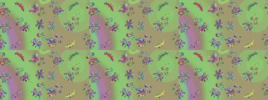 Renkli arka plan üzerinde izole sevimli kar taneleri. Raster resim. Soyut mandala veya kaprisli kar tanesi hat sanat tasarım.