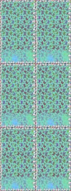 Mavi ve nötr arka planda renkli kelebek koleksiyonu. Kart, baskı ve davetiye için basit kadınsı bir model. Raster illüstrasyonu. Kusursuz. Kağıt, kumaş ve ambalaj için uygun.