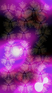 Raster resim. Kar tanesi arka plan. Raster Noel renkli arka plan ile düşen kar tanesi.