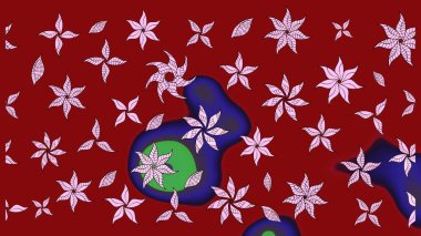 Çizim raster deseni. Güzel kumaş deseni. Çiçek arka planı.