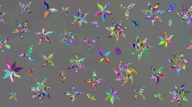 Modern stil dokusu. Çiçek desenli raster, gri çizgi grafik deseni soyut raster arkaplan.