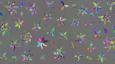 Egzotik çiçekler, gri renkte botanik parlak klasik doğa. Klasik tropikal doğal elementlerin suluboya seti. Raster illüstrasyonu.