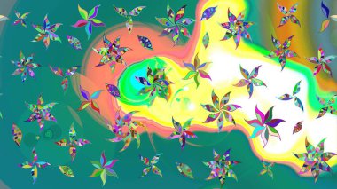 Raster - stok. Suluboya, elle çizilmiş. Eskiz arkaplan modeli. Vadinin mavi renkli çiçekleri.