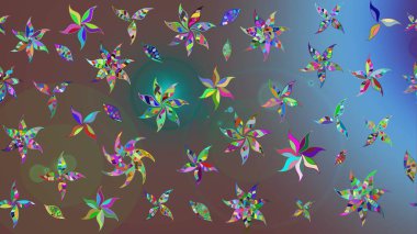 Güzel suluboya çiçekler, ilham verici çiçek desenli eskiz arkaplanı. Raster..