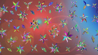 Eskiz geçmişi. Eski usul. Kumaş, tekstil, duvar kağıdı baskısı için. Tomurcukları çiçek olan sevimli bir çiçek deseni. Raster. Raster illüstrasyonu.