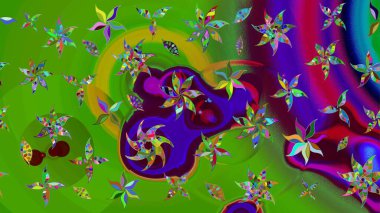 Karalama elementleri. Çizim çiçek deseni duvar kağıdı, web sitesi arka planı, ambalaj kağıdı, davetiye, broşür, afiş veya web sitesi için kullanılabilir. El çizimi Raster illüstrasyonu.