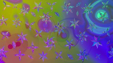 Zarif, parlak ve eskiz mor çiçek desenli tasarım. Raster. Sabıka baskıları, bebek kıyafetleri, duvar kâğıtları, paket kutuları vb..