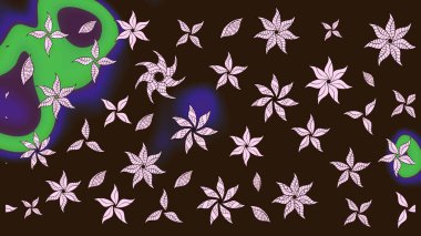 Dekorasyon ve tasarım için güzel bir desen. Raster illüstrasyonu. Suluboya çizim kalıbı. Moda baskısı. Eski model. Çiçeğin suluboya çizimlerinin zarif deseni.