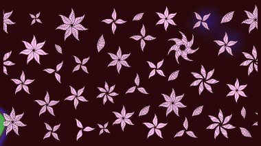 Kahverengi renkli. Klasik çiçekler. Yaz çiçekleri teması. Suluboya resim taklit Raster çizimi. El çizimi soyut süslü elementler.