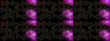 Noel süsleri ve Noel süsleri. Raster Noel soyut renkli arkaplan ve düşen kar tanesi.