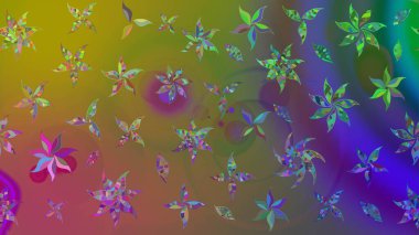 Çiçeğin suluboya çizimlerinin mükemmel deseni. Suluboya çizim kalıbı. Dekorasyon ve tasarım için güzel bir desen. Raster illüstrasyonu. Eski model. Moda yazdırma.