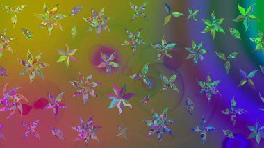 Sabıka fotoğraflarında, bebek kıyafetlerinde, duvar kâğıtlarında, paket kutularında falan kullanılabilir. Zarif, parlak ve eskiz yeşil çiçek deseni tasarımı.