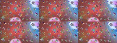 Çiçek arkaplanlı soyut zarafet eskiz deseni. Raster Güzel kumaş deseni.