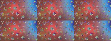 Çiçek arkaplan. Güzel kumaş deseni. Çizim raster deseni.