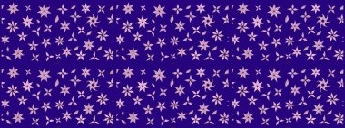 Çiçek mavisi eskiz deseni. Klasik taslak çizimi. Raster Yumuşak kumaş deseni. Raster çiçek izi..