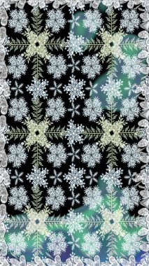 Kusursuz süs izi. Sınır Kızılderili çiçekli paisley patten. Raster Henna tarzı. Etnik Mandala havlusu. Tebrik kartı arkaplanı, boyama kitabı, arkaplan, tekstil için kullanılabilir.