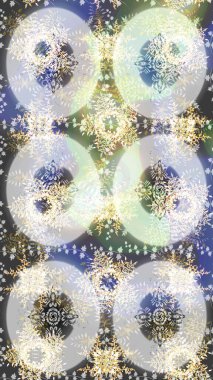 Kar tanesi arka planı. Raster illüstrasyonu. Raster Noel soyut renkli arkaplan ve düşen kar tanesi.