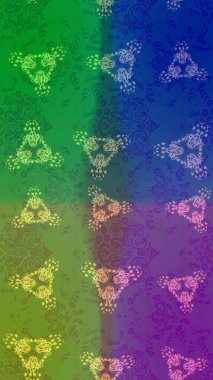 Renkli arka plan üzerinde izole sevimli kar taneleri. Raster resim. Soyut mandala veya kaprisli kar tanesi hat sanat tasarım.