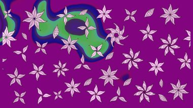 Raster stili kumaş deseni. Çiçekler suluboya çizim deseni.