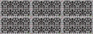 Renkli çiçekler. Çiçekli karalama şeklinde Raster çiçek deseni. Yumuşak, bahar çiçekli arka plan.