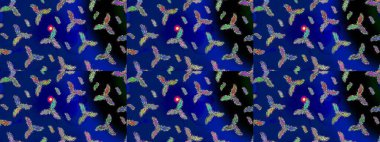 Arabesk ve çiçek öğeleri ile oryantal raster desen. Geleneksel klasik süs. Arabesk ile Vintage desen.