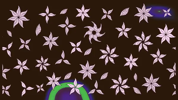 Kahverengi renkli çiçekler. Nazik, narin çiçek arkaplanı. Raster çiçek desenli ve çiçekli..