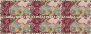 Çiçek desenli raster, nötr çizgi grafik desenli soyut raster arkaplan. Modern stil dokusu.