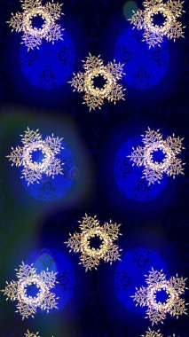 Raster deseni. Gri, siyah ve mavi renklerde. Raster illüstrasyonu. Küçük çiçekteki sevimli çiçek deseni. Soyut çiçek pürüzsüz desen arkaplanı.